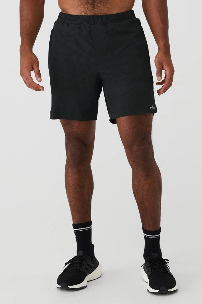 商品Alo|7" Traction Short - Black,价格¥436,第1张图片