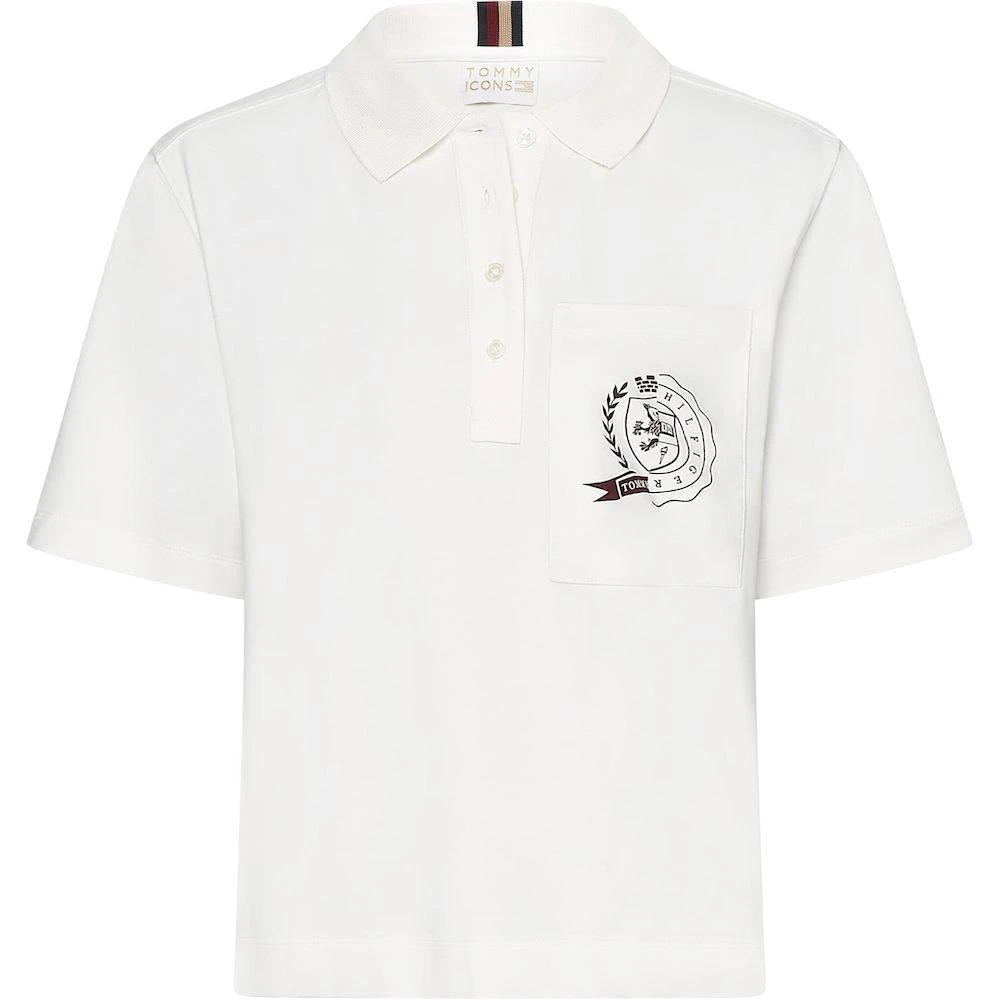 商品Tommy Hilfiger|TOMMY HILFIGER Tommy Icons Logo Polo Shirt,价格¥1149,第1张图片