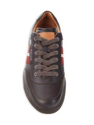 商品Bally|Logo Leather Sneakers,价格¥1540,第3张图片详细描述