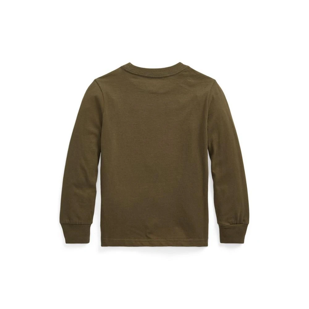 商品Ralph Lauren|Little Boys Logo Cotton Long-Sleeve T-shirt,价格¥75,第2张图片详细描述