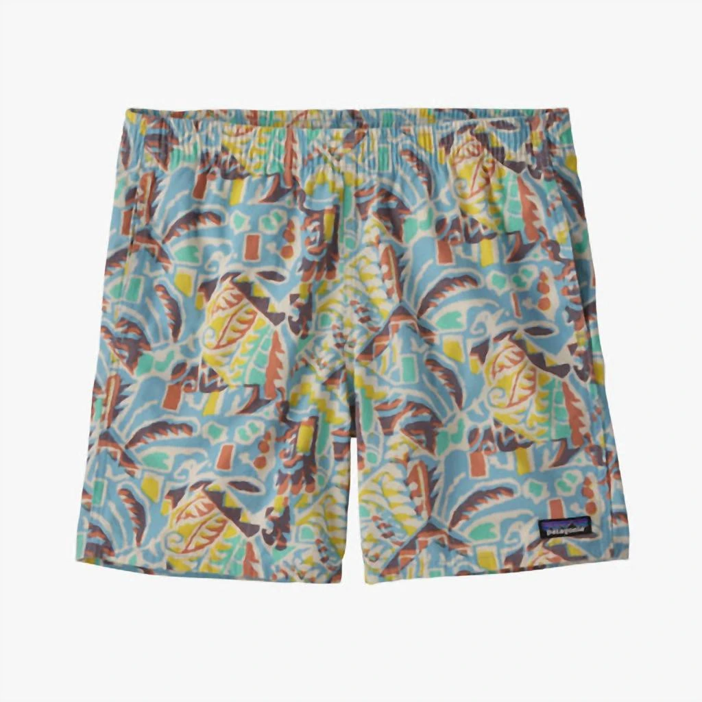 商品Patagonia|Funhoggers Shorts In Thriving Planet/lago Blue,价格¥575,第2张图片详细描述