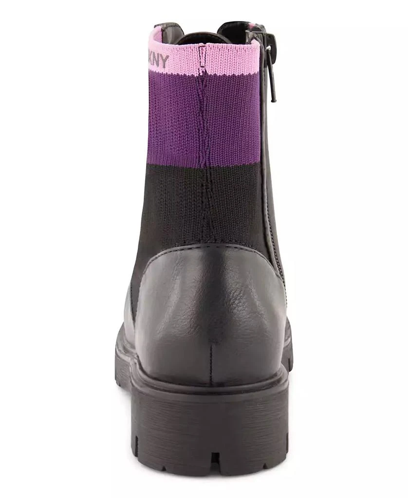 商品DKNY|Big Girls Stassi Knit Moto Boots,价格¥277,第3张图片详细描述