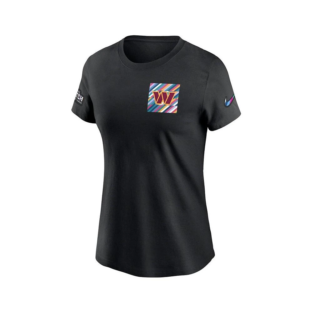 商品NIKE|Women's Black Washington Commanders 2023 NFL Crucial Catch Sideline Tri-Blend T-shirt,价格¥302,第2张图片详细描述
