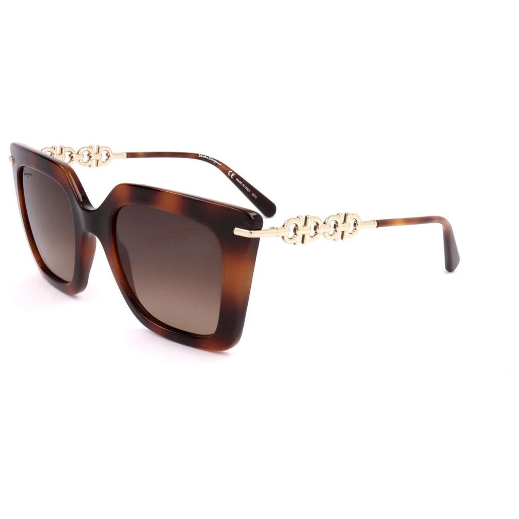 商品Salvatore Ferragamo|Ferragamo Women's Brown Square Sunglasses,价格¥517,第1张图片