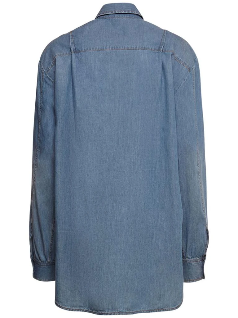 商品ERMANNO|Lvr Exclusive Light Denim Shirt,价格¥3451,第4张图片详细描述
