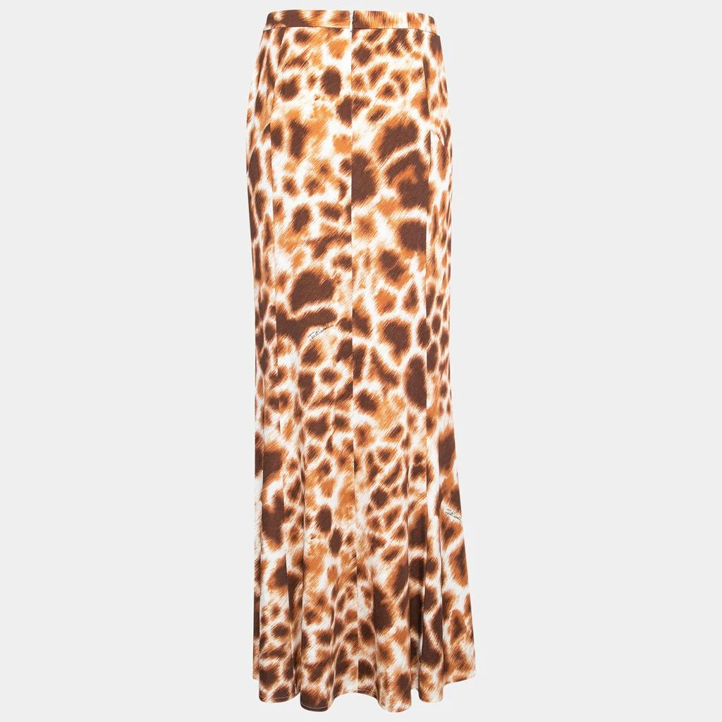 商品[二手商品] Just Cavalli|Just Cavalli Brown Animal Print Jersey Maxi Skirt M,价格¥888,第2张图片详细描述