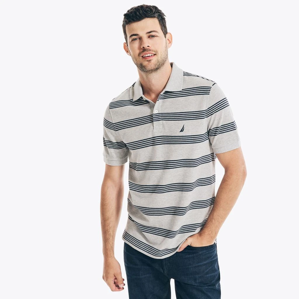 Nautica Mens Classic Fit Striped Polo 商品