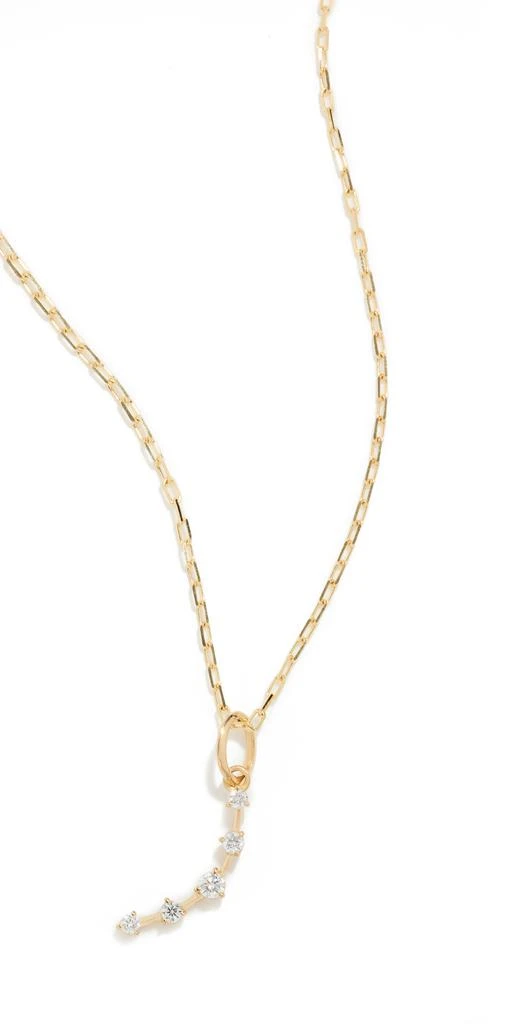 商品Jade Trau|Jade Trau 20k 迷你新月形吊坠和链条项链,价格¥12589,第1张图片