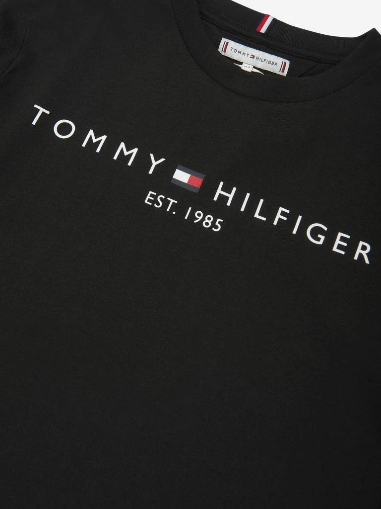 商品Tommy Hilfiger|Kids Essential Long Sleeve T-Shirt in Black,价格¥294,第3张图片详细描述