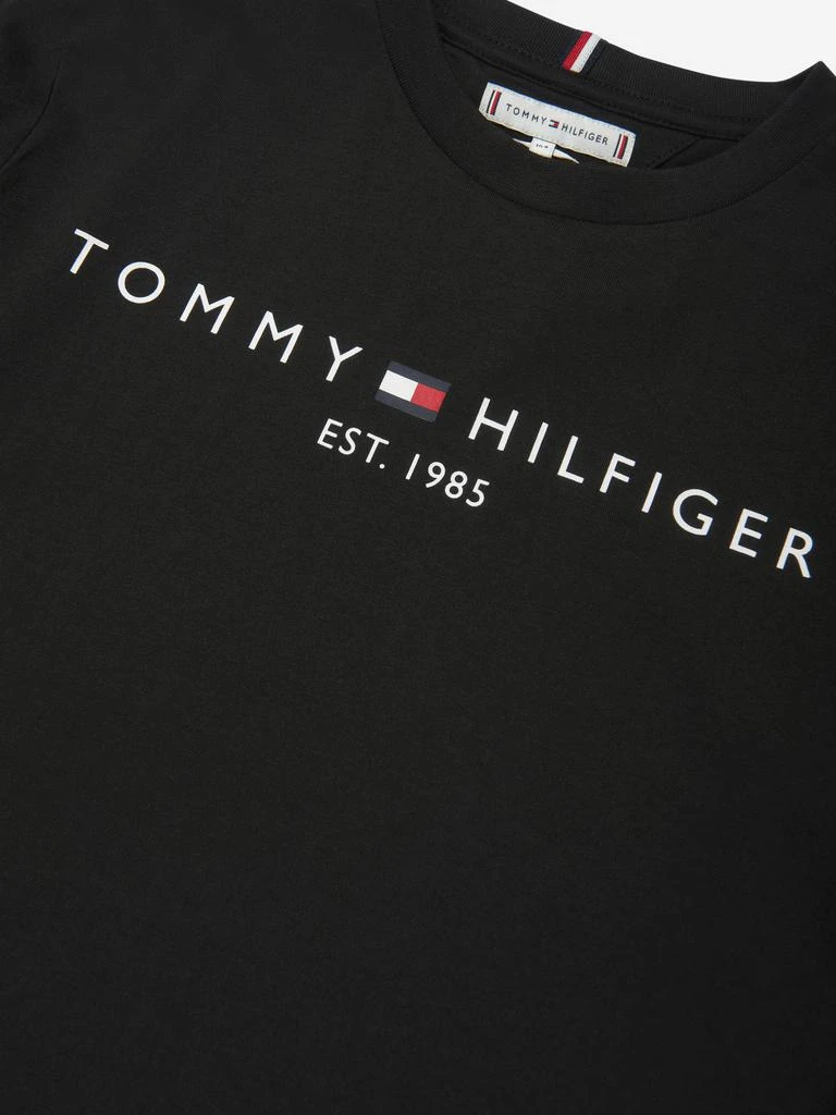 商品Tommy Hilfiger|Tommy Hilfiger Kids Essential Long Sleeve T-Shirt in Black,价格¥208,第3张图片详细描述