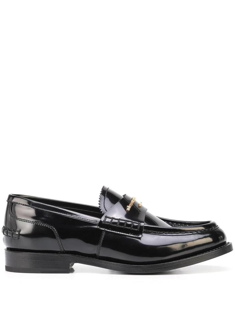 商品Alexander Wang|CARTER LOGO LETTERS BLACK BOX CALF,价格¥4510,第1张图片
