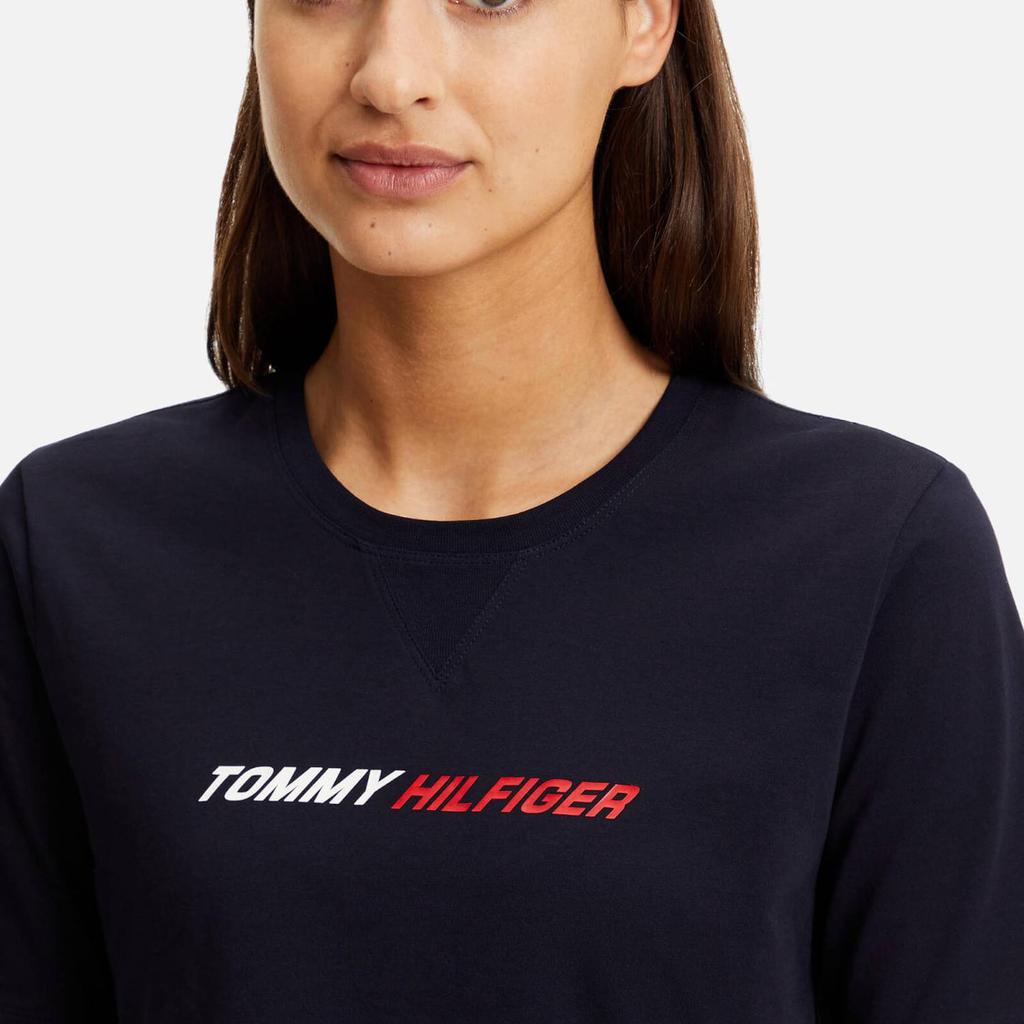 Tommy Sport Logo Print Cotton-Jersey T-Shirt商品第3张图片规格展示