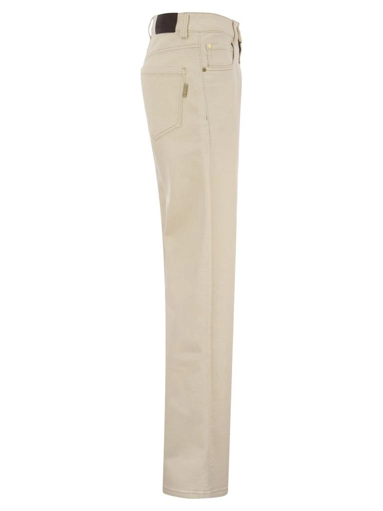 商品Brunello Cucinelli|Brunello Cucinelli High-Waisted Straight-Leg Jeans,价格¥5212-¥6131,第3张图片详细描述