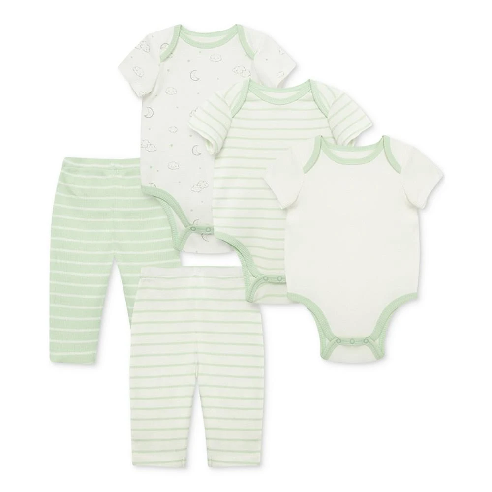 商品Little Me|Baby 5-Pc. Joy Bodysuit & Pants Set,价格¥298,第1张图片