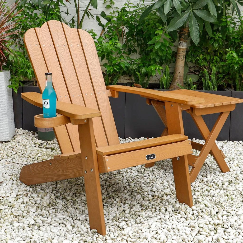 Adirondack Portable Folding Side Table Square All-Weather and Fade-Resistant Plastic 商品