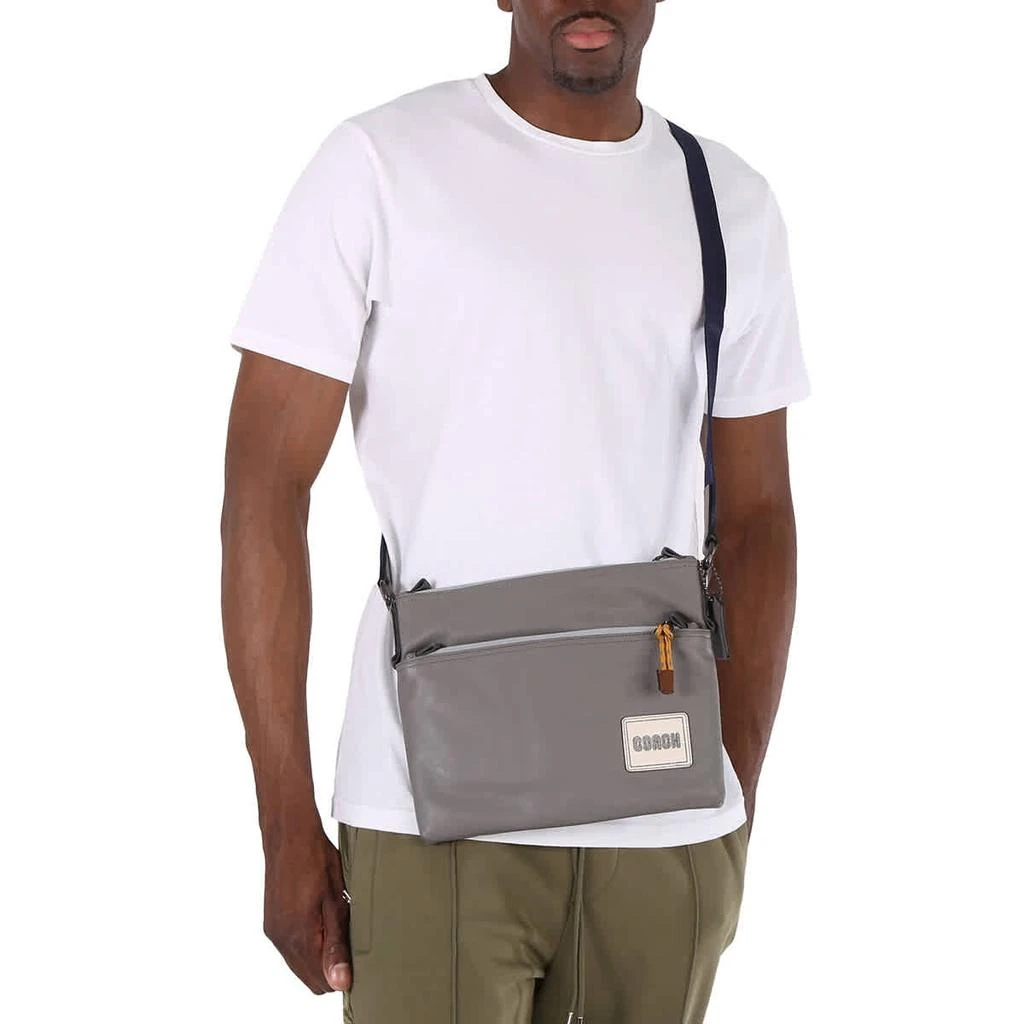 商品Coach|Men's Pacer Crossbody Bag in Black Copper/Heather Grey,价格¥1695,第2张图片详细描述