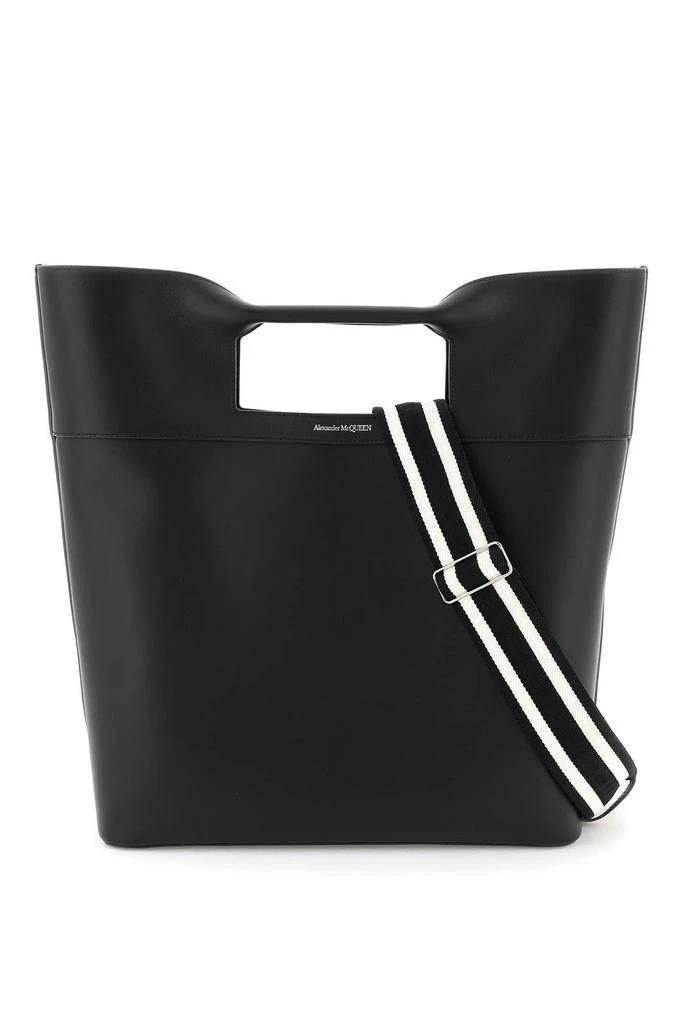 商品Alexander McQueen|Alexander McQueen The Square Bow Small Tote Bag,价格¥7801,第1张图片