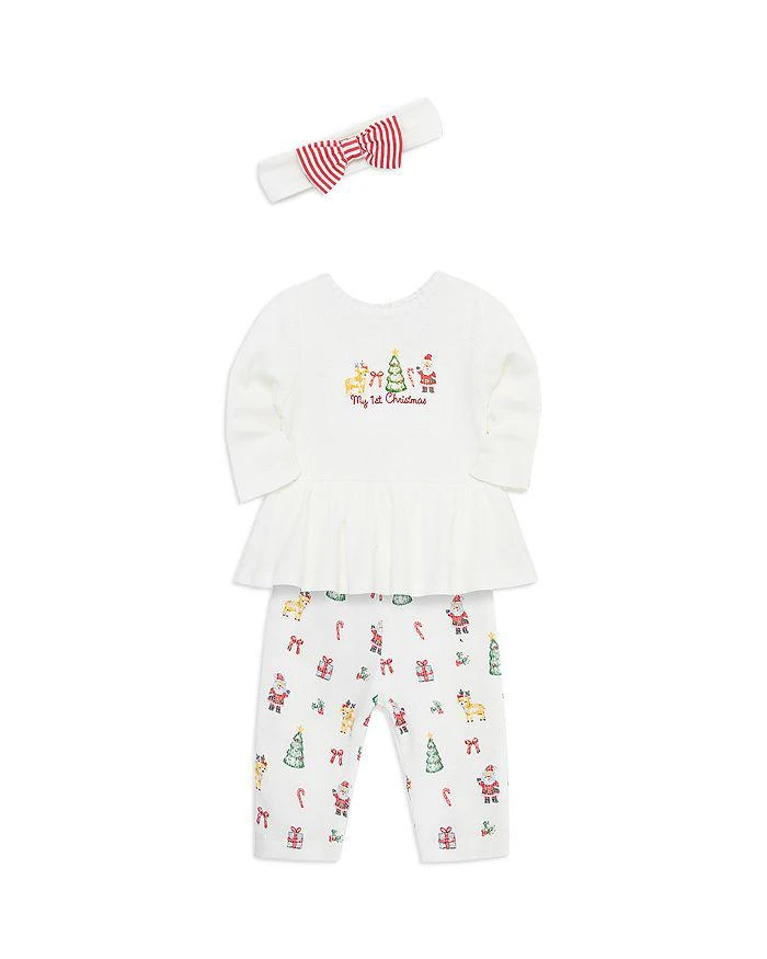 商品Little Me|Girls' Holiday Bodysuit & Pants Set - Baby,价格¥169,第3张图片详细描述