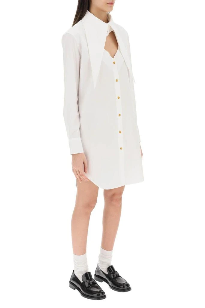 商品Vivienne Westwood|HEART CUT-OUT SHIRT DRESS,价格¥1392,第3张图片详细描述
