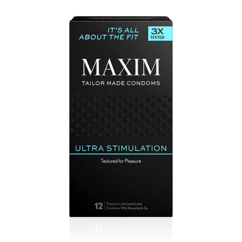 商品MAXIM|Maxim Ultra Stimulation Condoms 12PK,价格¥91,第1张图片