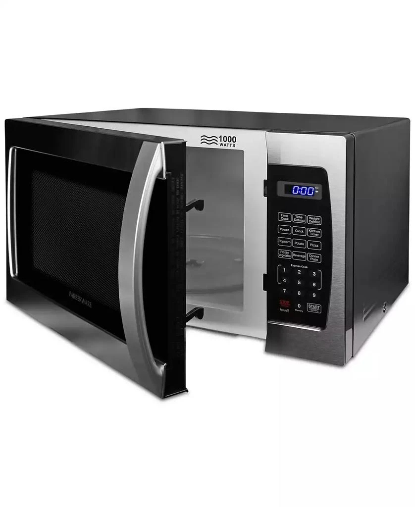 商品Farberware|Professional FMO13AHTBKE 1.3 Cu. Ft. 1000-Watt Microwave Oven, Stainless Steel,价格¥1047,第2张图片详细描述