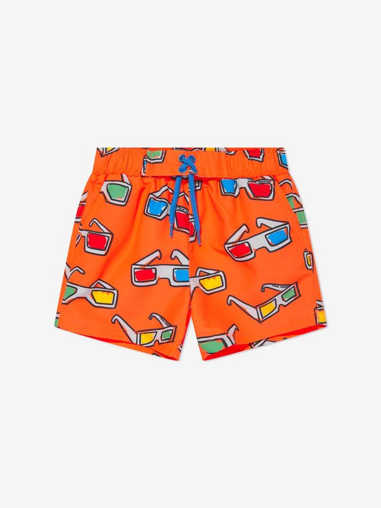 商品Stella McCartney|Stella McCartney Baby Boys Sunglasses Swim Shorts in Orange,价格¥385,第1张图片