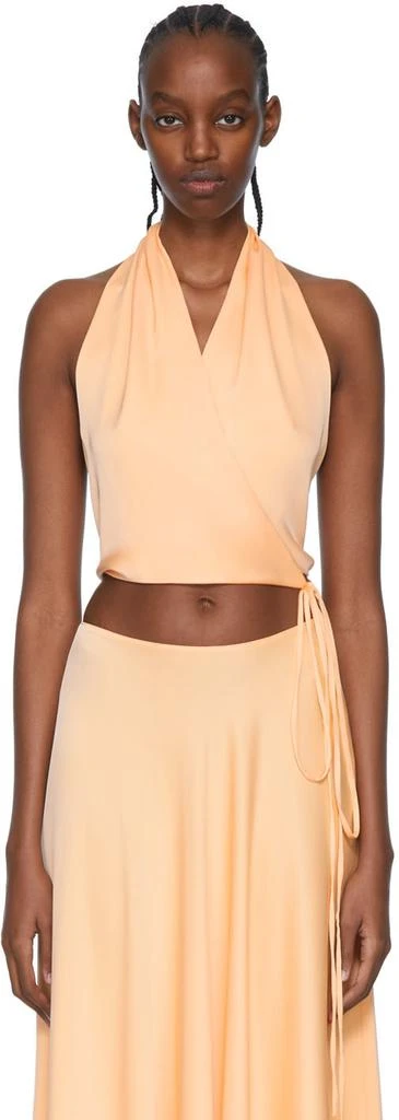 商品ROSETTA GETTY|Orange Polyester Camisole,价格¥1327,第1张图片
