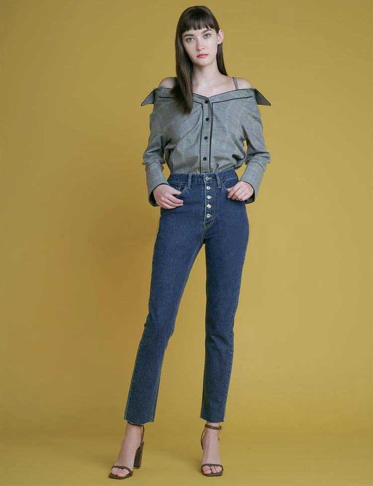 Stella Plaid Strappy OTS Shirt 商品