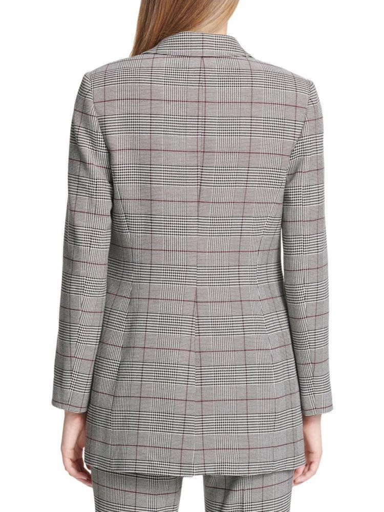 商品Calvin Klein|Plaid Button Suit Jacket,价格¥559,第2张图片详细描述