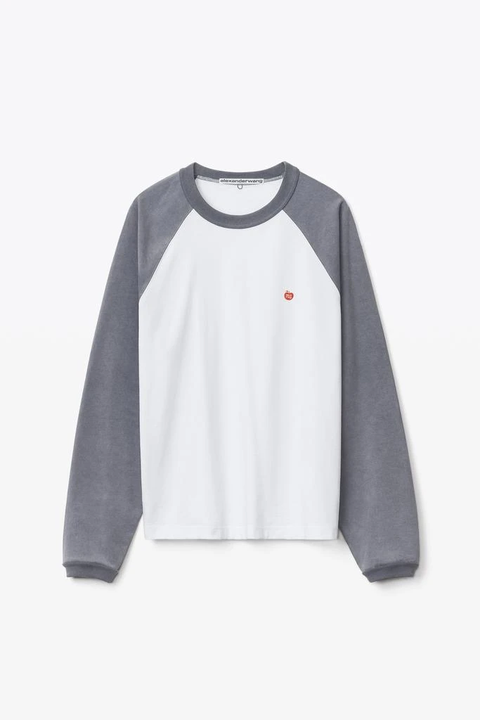 商品Alexander Wang|GLITTER PUFF RAGLAN IN COMPACT JERSEY,价格¥1125,第3张图片详细描述