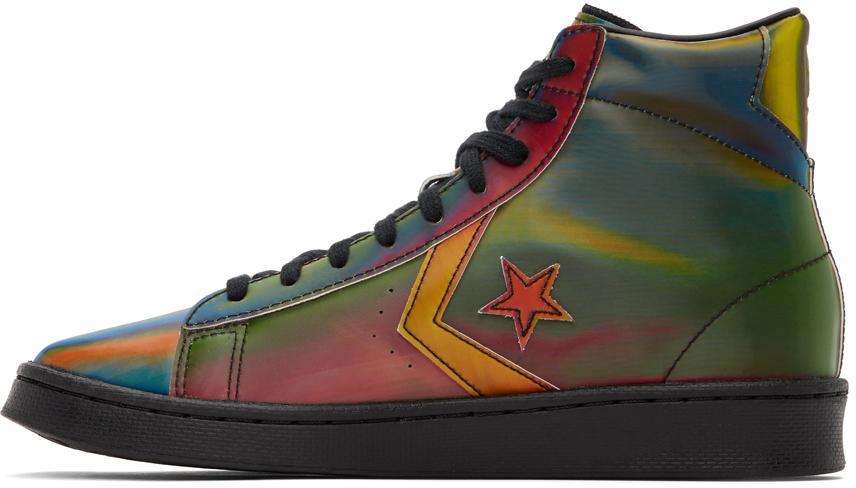 商品Converse|Multicolor All Star Pro Leather High Sneakers,价格¥801,第5张图片详细描述