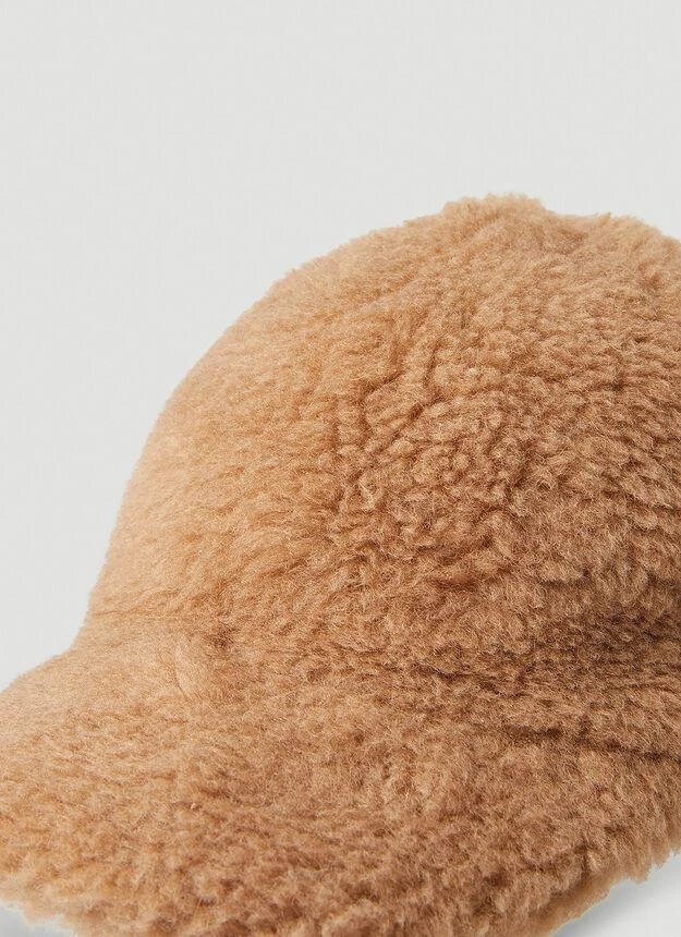 商品Max Mara|Gimmy Fluffy Baseball Hat in Camel,价格¥1565,第5张图片详细描述