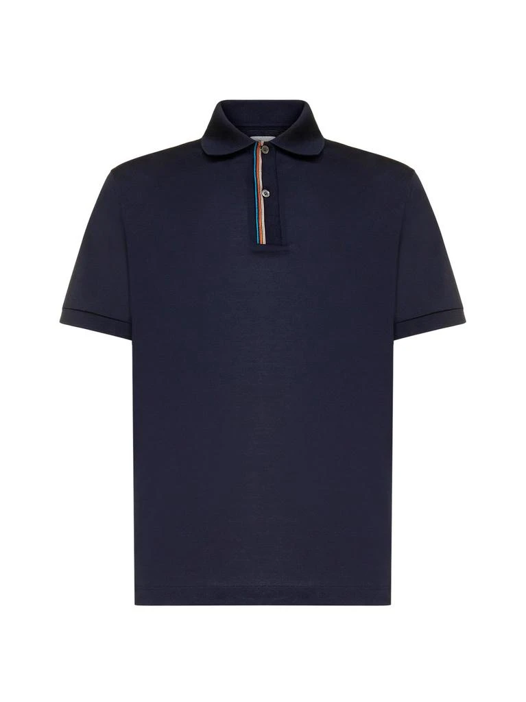 商品Paul Smith|Paul Smith Short-Sleeved Striped Trim Polo Shirt,价格¥1290,第1张图片