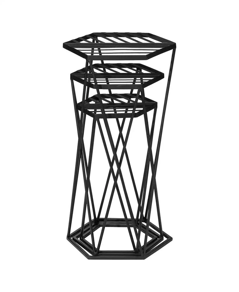 Modern Hexagon Plant Stand, Set of 3 商品