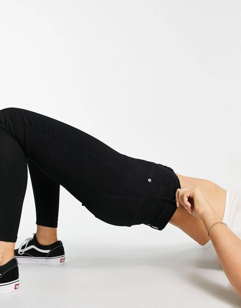 商品Don't Think Twice|DTT Jo mid rise skinny jeans in black,价格¥159,第3张图片详细描述