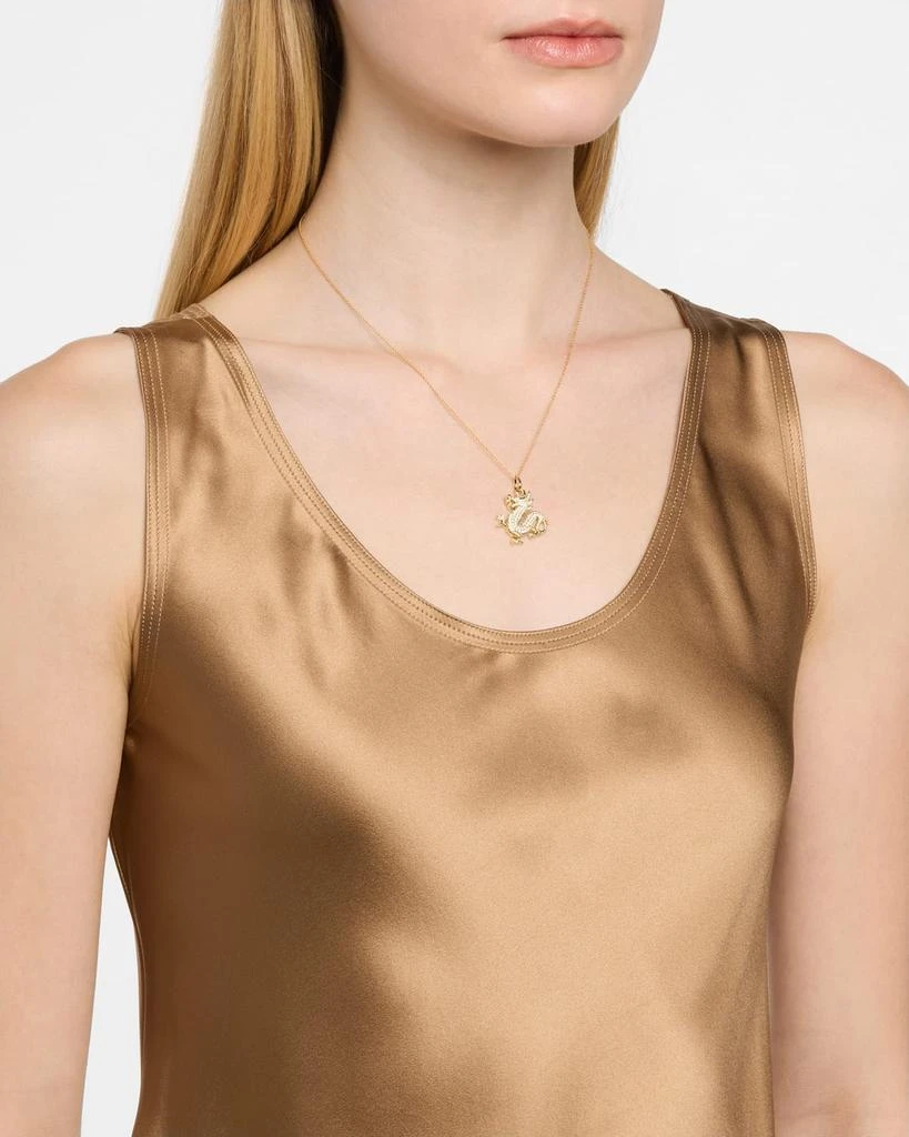 商品Roberto Coin|18K Yellow Gold Diamond Dragon Pendant Necklace,价格¥32003,第2张图片详细描述
