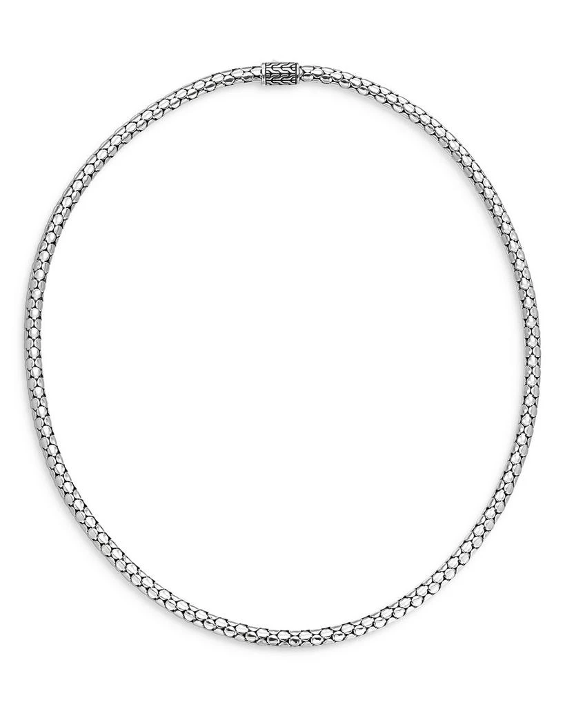 Sterling Silver Dot Small Chain Necklace, 18" 商品