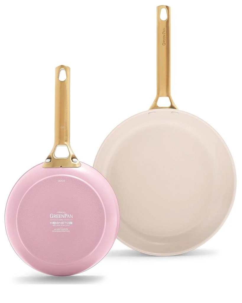 商品Greenpan|GreenPan Reserve Blush Non Stick Hard-Anodized Aluminum 2 Pieces Frying Pan Set,价格¥790,第1张图片