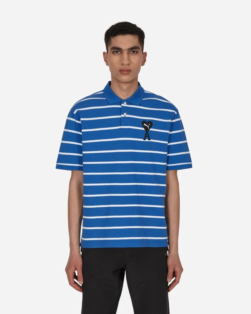 商品Puma|AMI Polo Shirt Blue,价格¥379,第1张图片