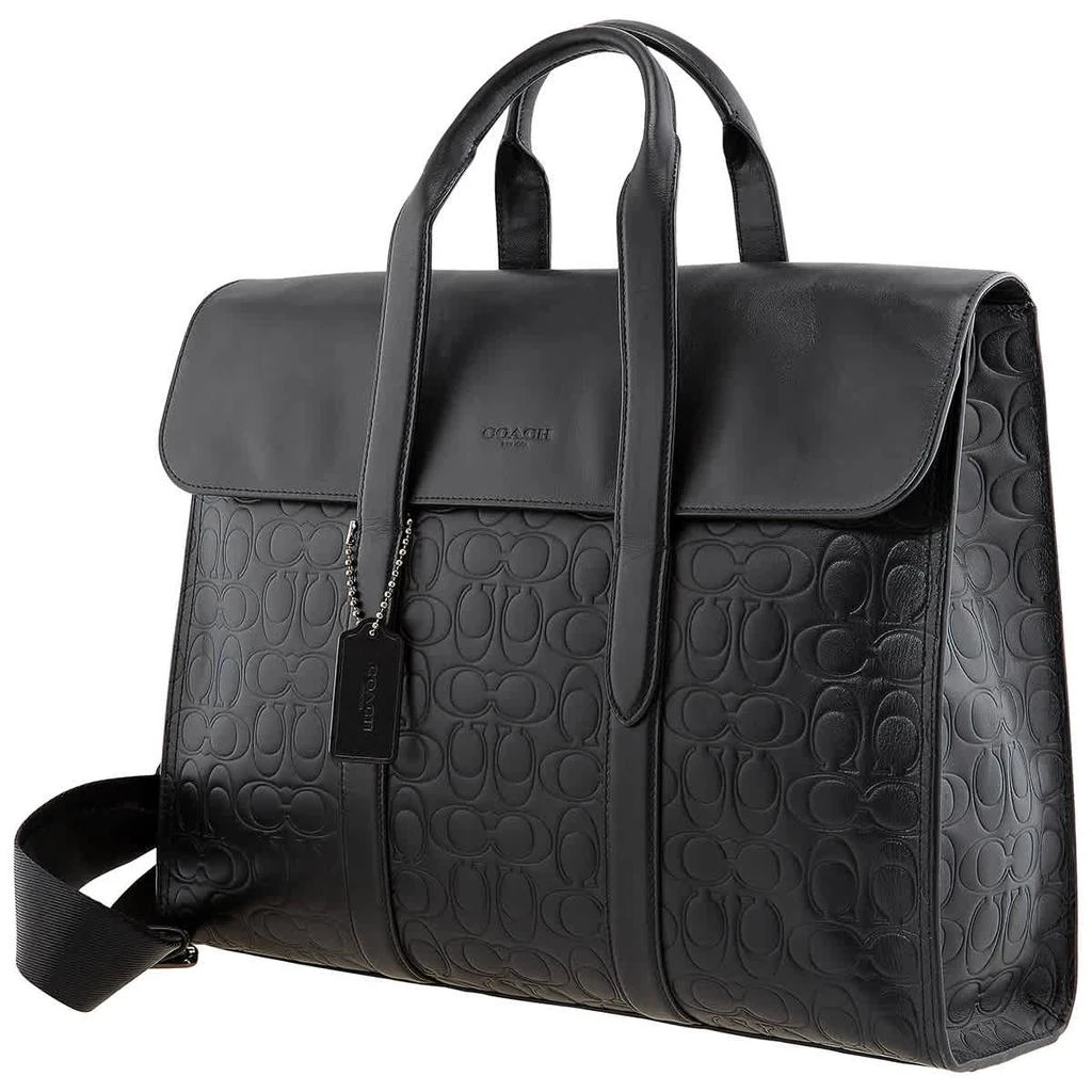 商品Coach|Coach Signature Canvas Metropolitan Business Case - Black,价格¥2369,第1张图片
