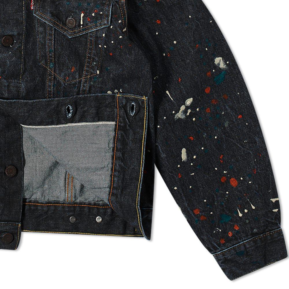 商品Levi's|END. x Levi's 'Painted' Selvedge Trucker Jacket,价格¥1073,第4张图片详细描述