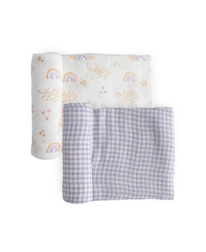 商品Little Unicorn|Unisex Deluxe Muslin Swaddles, 2 Pack - Baby,价格¥265,第1张图片