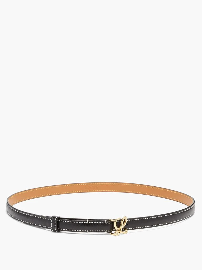 商品Loewe|Monogram-buckle leather belt,价格¥2964,第4张图片详细描述