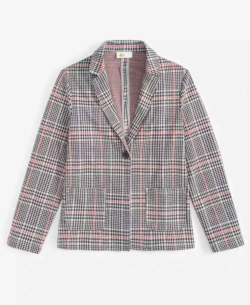 商品Epic Threads|Little & Big Girls Plaid Blazer, Created for Macy's,价格¥197,第4张图片详细描述