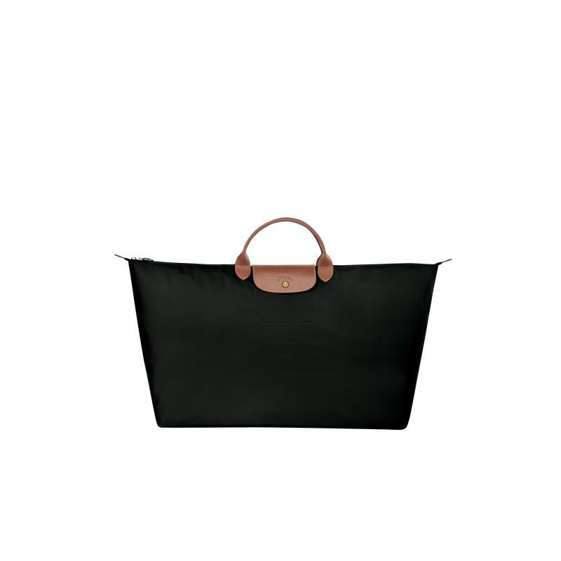 商品[国内直发] Longchamp|珑骧 LONGCHAMP 奢侈品 情侣款 男女同款LE PLIAGE系列特大号黑色织物短柄可折叠手提包饺子包 1625 089 001,价格¥695,第1张图片