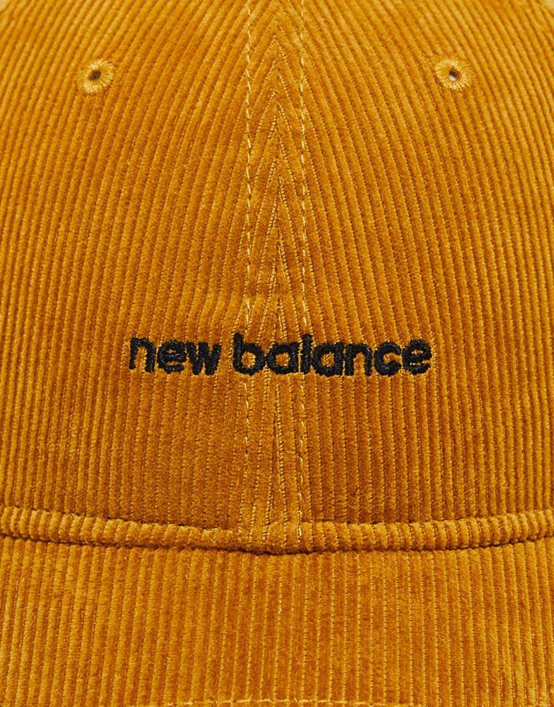 New Balance cord baseball cap in tan商品第3张图片规格展示