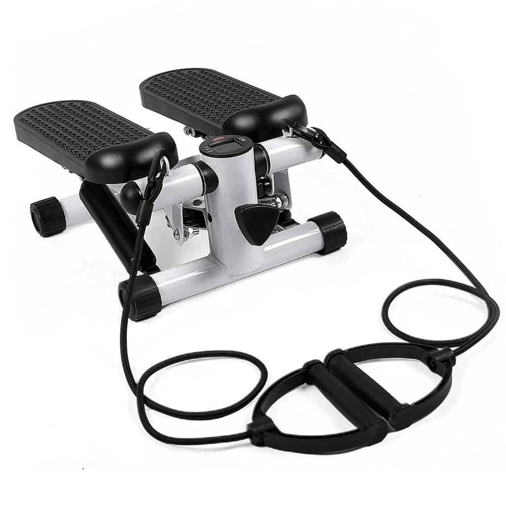 商品Global Bazaar|Mini Fitness Stepper w/ 2 Resistance Bands & LCD Monitor,价格¥1091,第1张图片