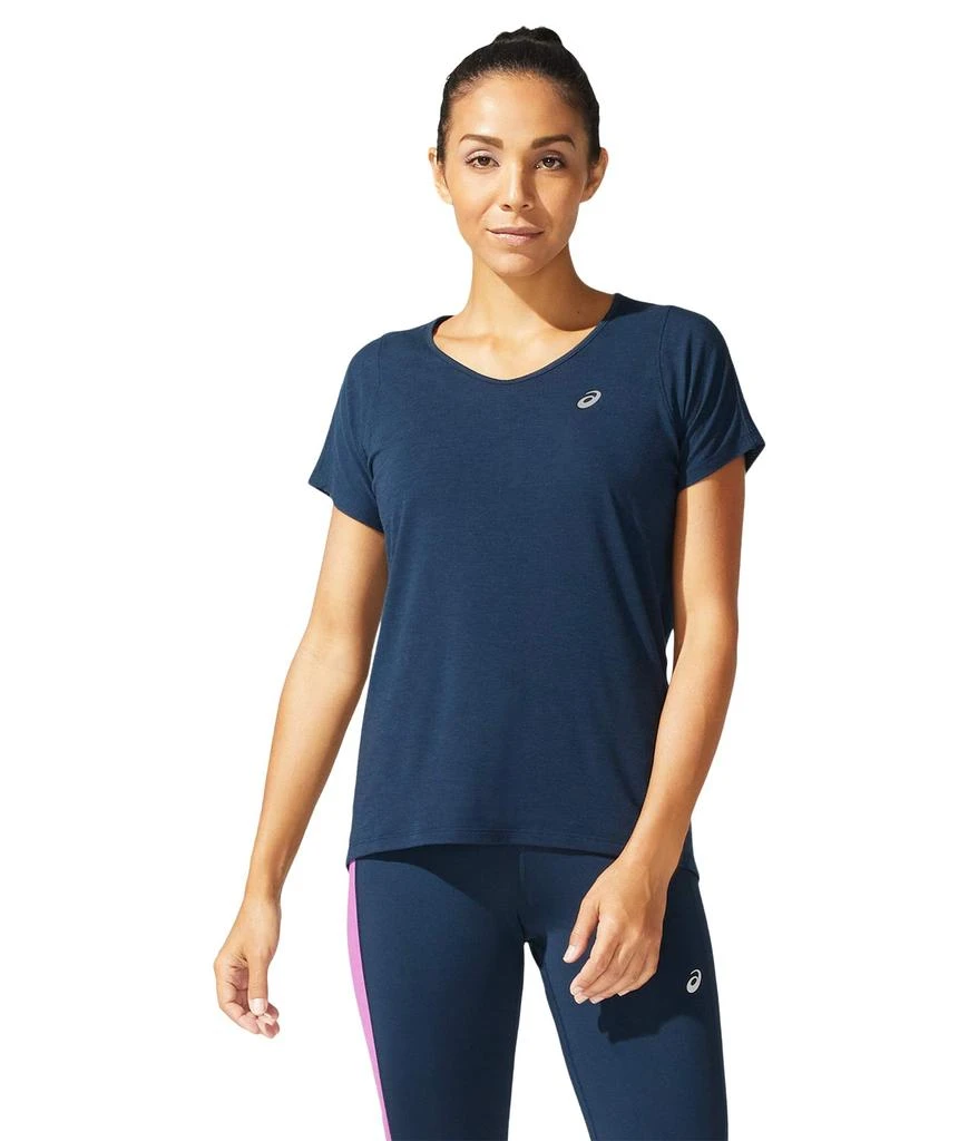 商品Asics|V-Neck Short Sleeve Top,价格¥303,第1张图片