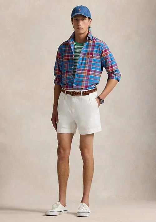 商品Ralph Lauren|Classic Fit Plaid Oxford Shirt,价格¥462,第3张图片详细描述