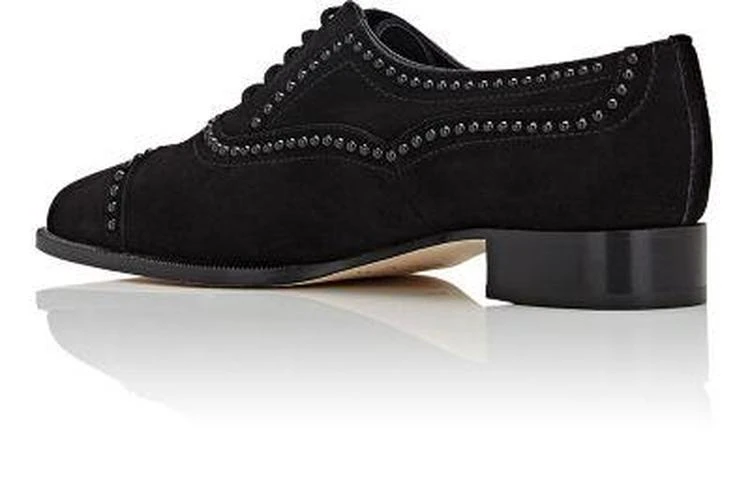 商品Manolo Blahnik|Perlitapla Suede Oxfords,价格¥2299,第3张图片详细描述